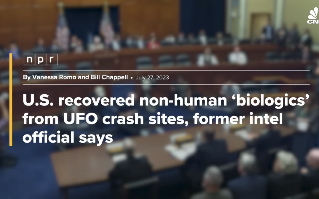 Why is the USA Suddenly Getting Serious About UFO’s?